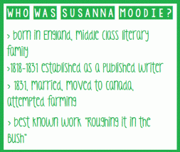 Who Was Susanna Moodie